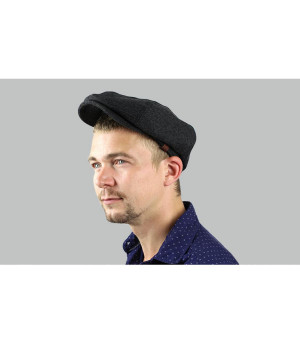 Barts grey newsboy cap Jamaica Cap dark heather